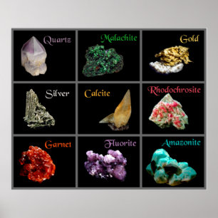 Poster de Coleção Mineral