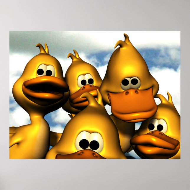 Poster de Coleta de Patos (Frente)