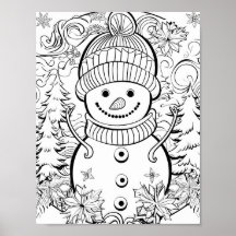 Poster de Coloração da Hora de Natal