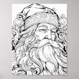 Poster de Coloração da Hora de Natal