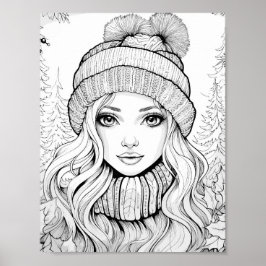 Poster de Coloração da Hora de Natal