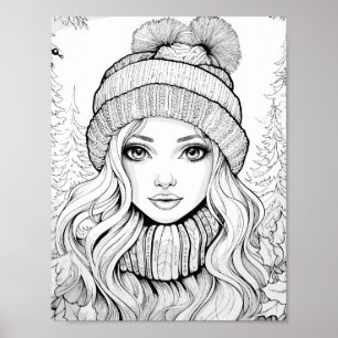 Poster de Coloração da Hora de Natal