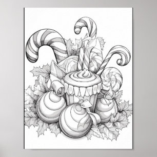 Poster de Coloração da Hora de Natal