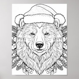 Poster de Coloração da Hora de Natal