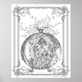 Poster de Coloração de Adultos "Por Amor de Jamie