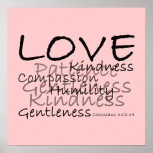 Poster de Colossians 3 do amor