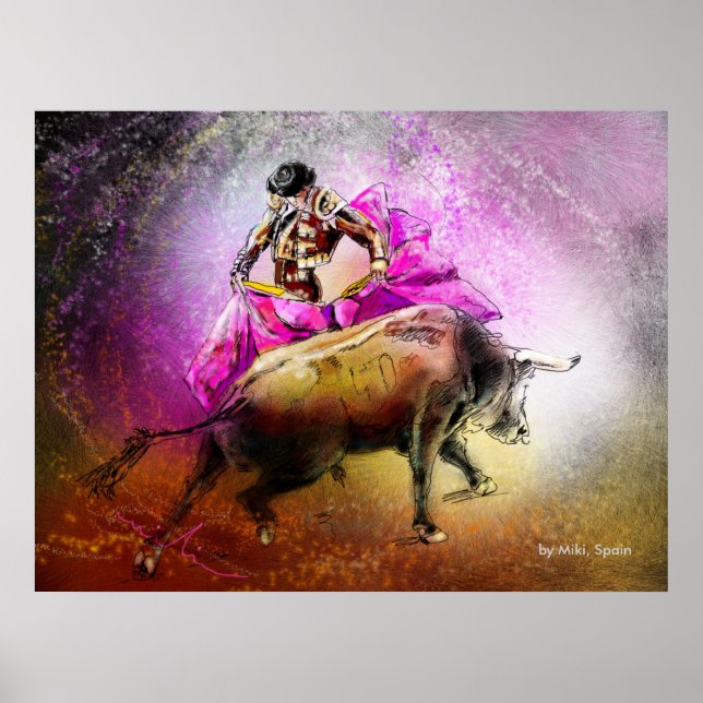 Poster de combate a bala "Toroscape 31" (Frente)