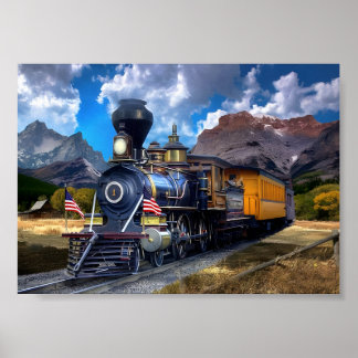 Poster de Comboios Rocky Mountain