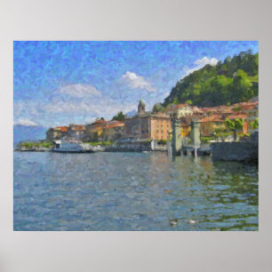 Poster de Como de Bellagio, lago