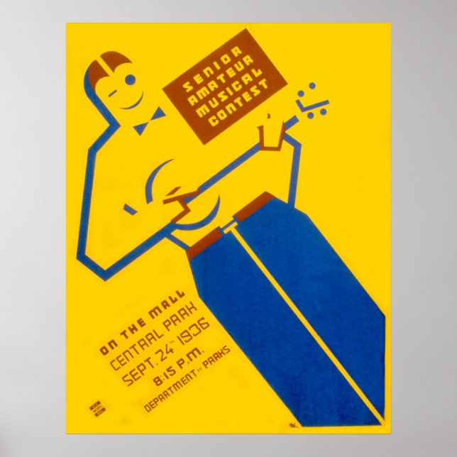 Poster de competição WPA (Frente)