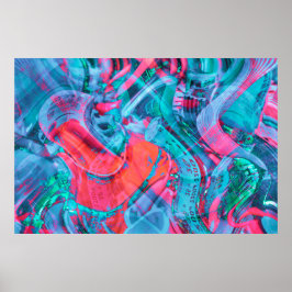 Poster de Componentes do Circuito Eletrônico Estil