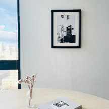 Poster de Compro de café preto e branco