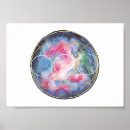 Poster de conexão divina / modelo de criptografia