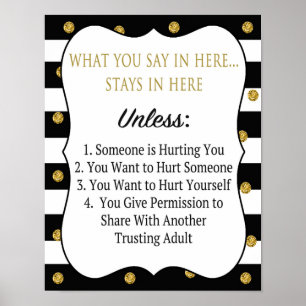 Poster de Confidencialidade Profissional