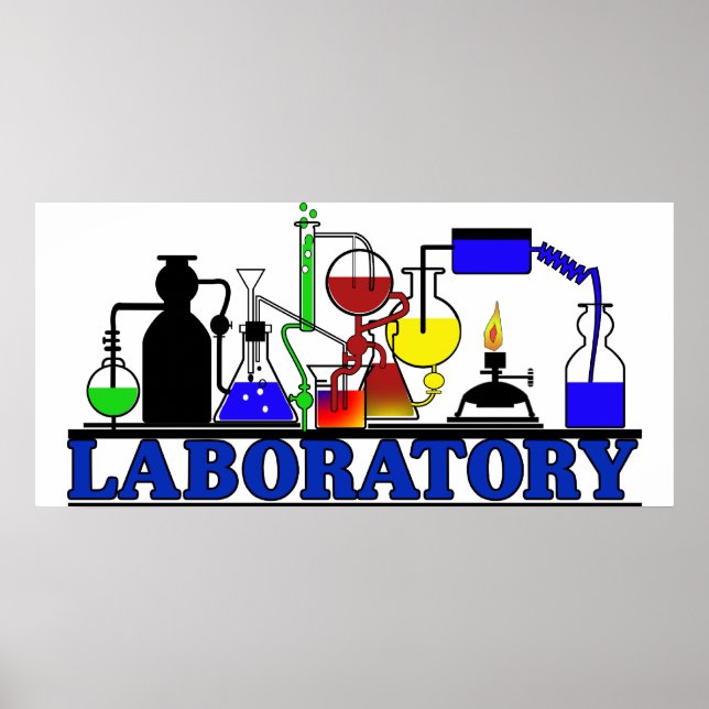 POSTER DE CONFIGURAÇÃO DE GLASSWARE LABORATORIAL L (Frente)
