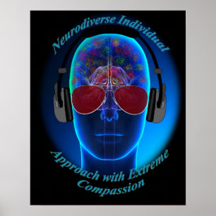 Poster de Consciência Autismo
