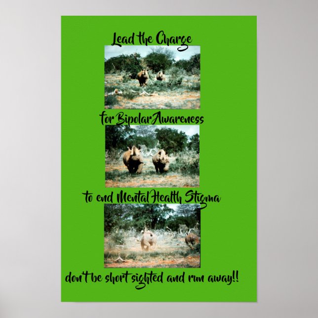 poster de consciência bipolar (Frente)