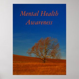 Poster de Consciência da Saúde Mental