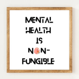 Poster de Consciência da Saúde Mental