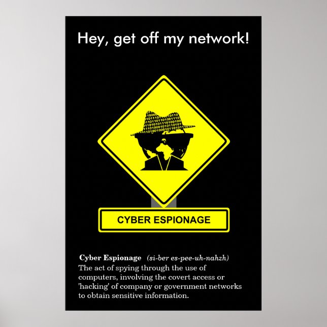 Poster de Consciência de Segurança da Espionagem C (Frente)