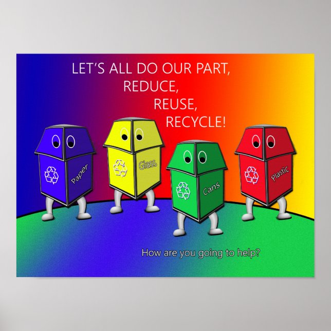 Poster de Consciência do Dia da Terra (Frente)