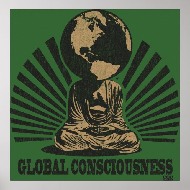Poster de Consciência Global (Frente)
