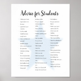 poster de "Conselhos para Estudantes"