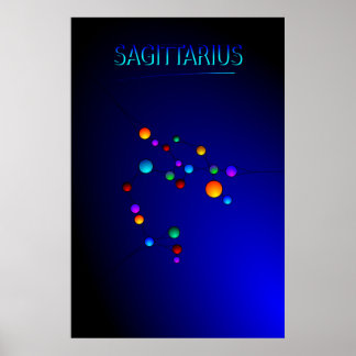 Poster de constelação Sagittarius