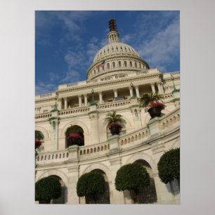POSTER DE CONSTRUÇÃO DE CAPITOL DOS EUA