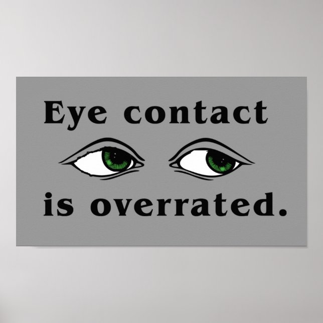 Poster de contato visual (Frente)