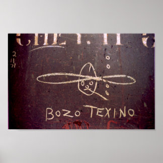 Poster de cor Bozo Texino