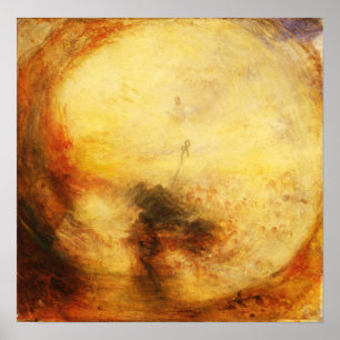 Poster de cor e luz turner JMW
