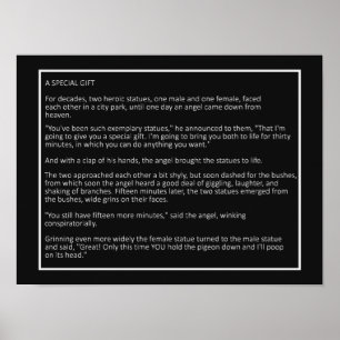 Poster de cor personalizada do Piadas incrível nº