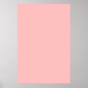 Poster de cor rosa pálido