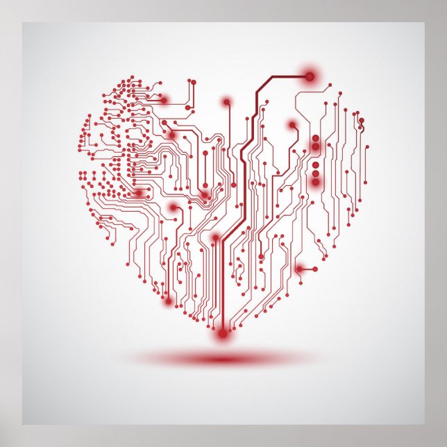 Poster de Coração Elétrico (Frente)