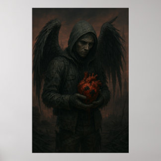 Poster de Coração Preto DarkStarBurn