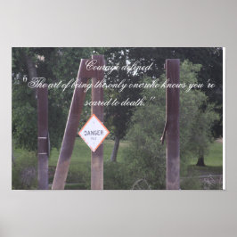 Poster de Coragem Definida