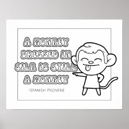 Poster de Corante do Provérbio Espanhol