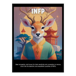 Póster Dê corpo ao seu veado interno: Poster INFP