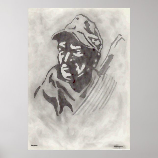 Poster de Corredor de Montanha Alemão (Frente)