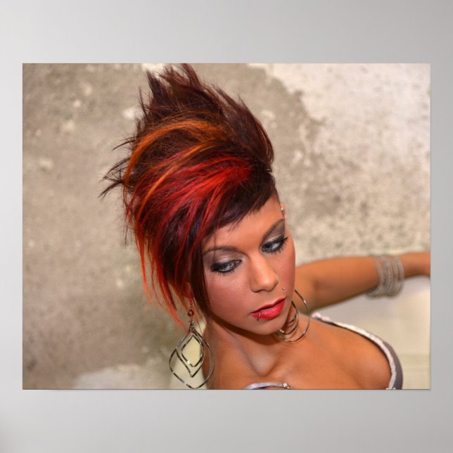 Poster de Corte de Cabelo Curto excelente (Frente)