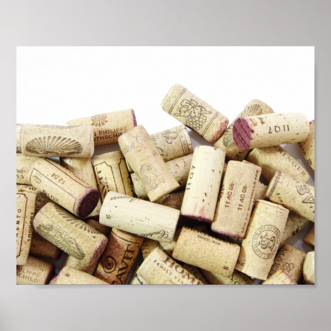 Poster de Cortiça de Vinho (Frente)