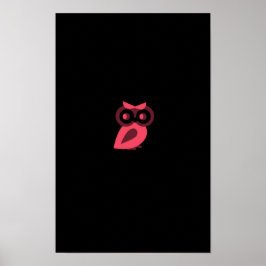 Poster de Coruja Rosa
