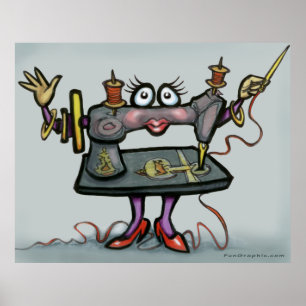 Poster de costura