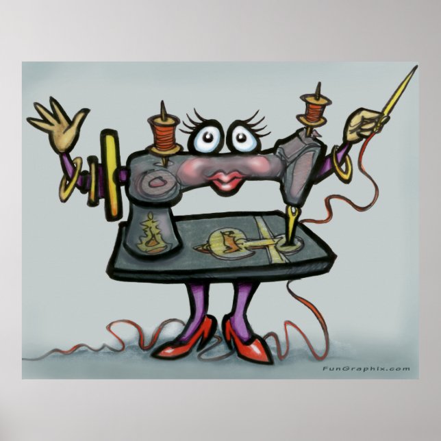 Poster de costura (Frente)