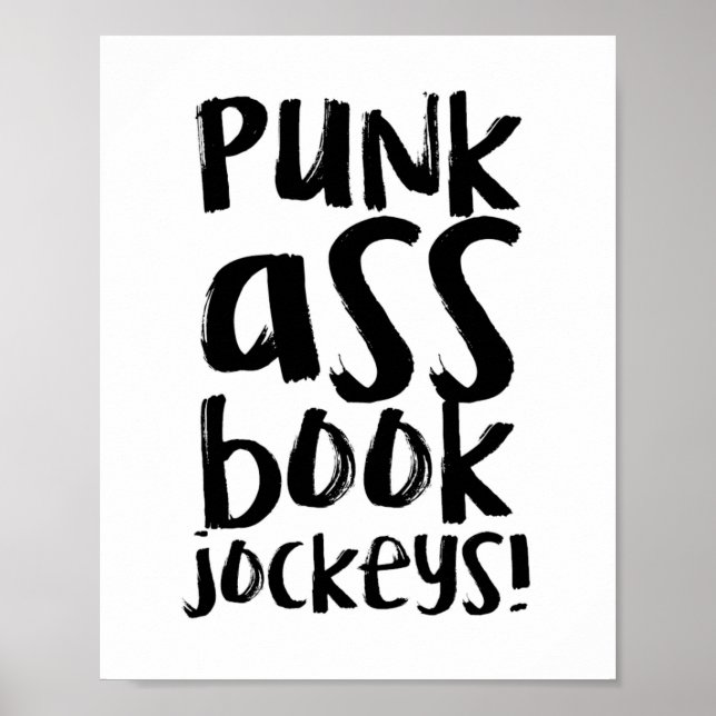 Poster de Cotação Bibliotecária Funny (Frente)