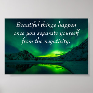 Poster de Cotação de Afirmação Positiva