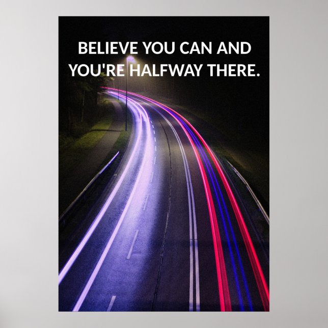 Poster de Cotação Motivacional de Conjunto de Mind (Frente)