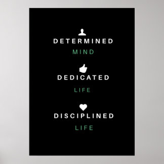 Poster de Cotação Motivacional | Wall Art