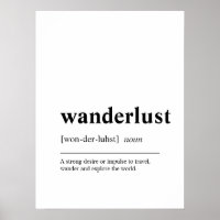 Poster de Cotação Viagem do Wanderlust